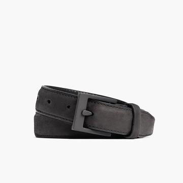 Thursday Boots Classic Bőr Rugged & Resilient Öv Férfi Fekete | HU300NWY