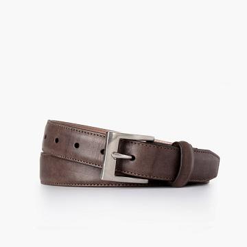 Thursday Boots Classic Bőr Rugged Öv Férfi Kávé | HU304XYU