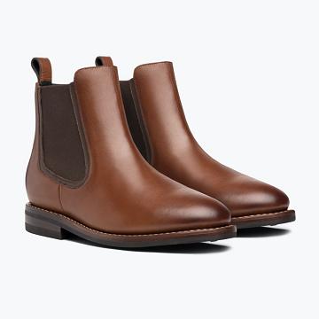 Thursday Boots Duke Bőr Chelsea Csizma Férfi Barna | HU92NWY