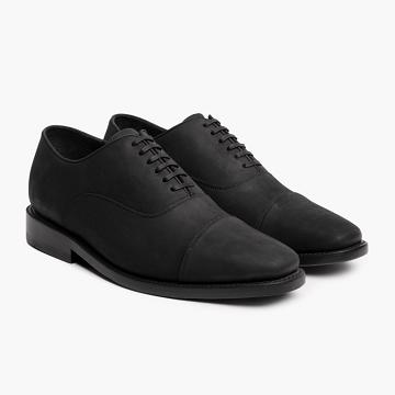 Thursday Boots Executive Bőr Ruha Cipő Férfi Fekete | HU353BEX